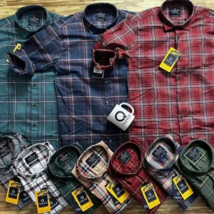 men’s premium check shirt combo pack (3 shirts)
