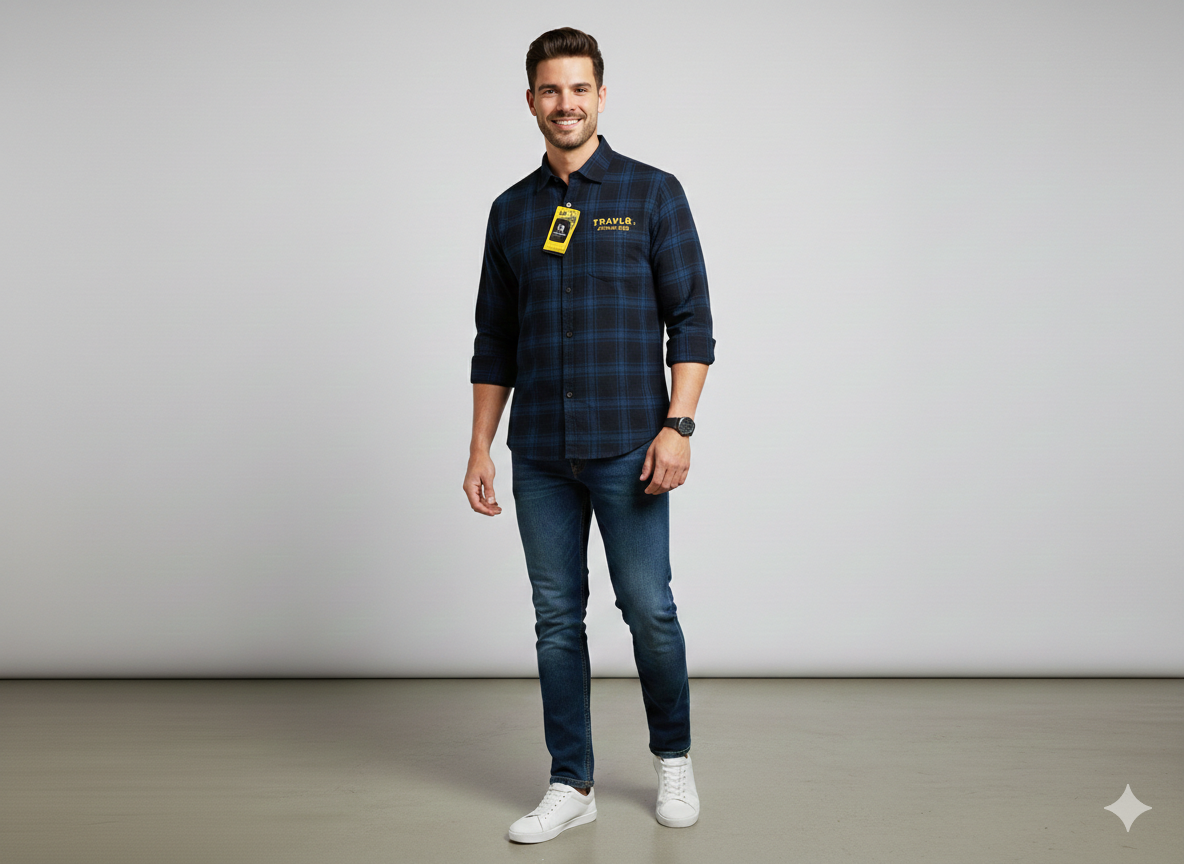 men’s premium check shirt combo pack (3 shirts) men’s premium check shirt combo pack (3 shirts)