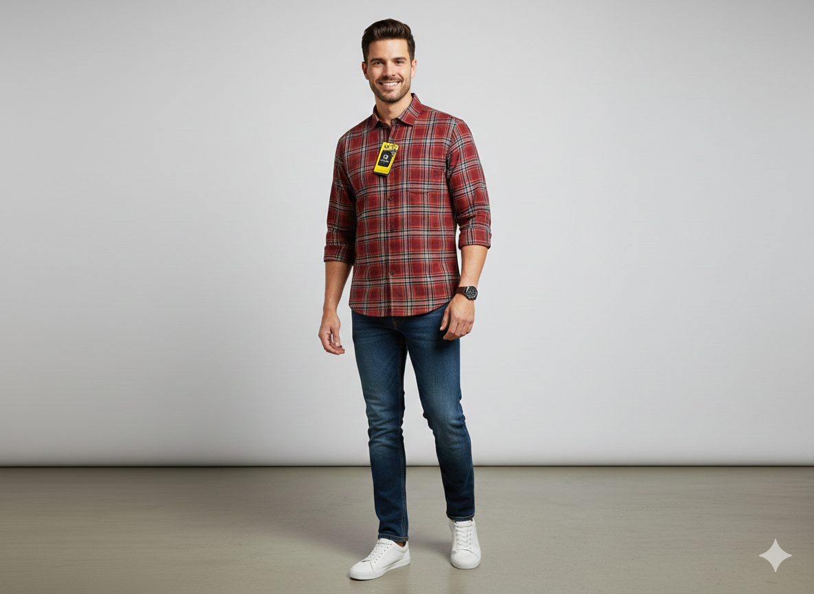 men’s premium check shirt combo pack (3 shirts) men’s premium check shirt combo pack (3 shirts)